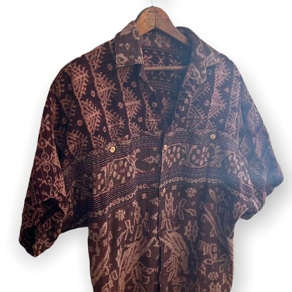 100% Cotton Short Sleeve Button Down Shirt - Picture 2 of 6